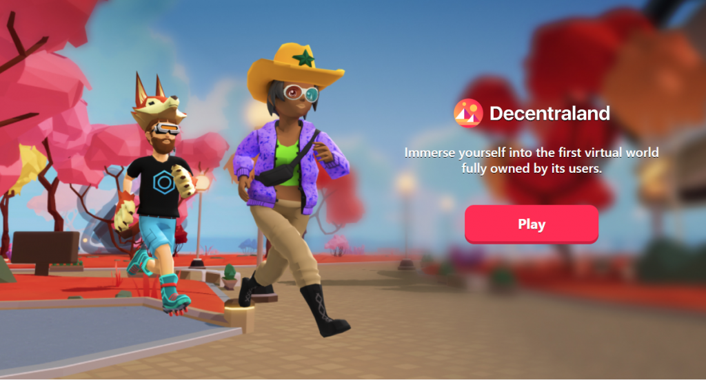 What Are NFTs? 3 decentraland graphic