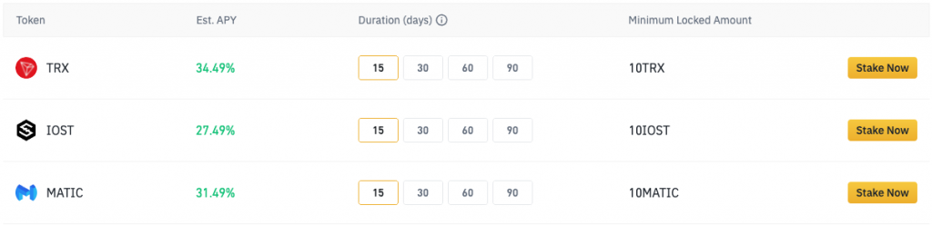 All About Staking 2 trx iost matic