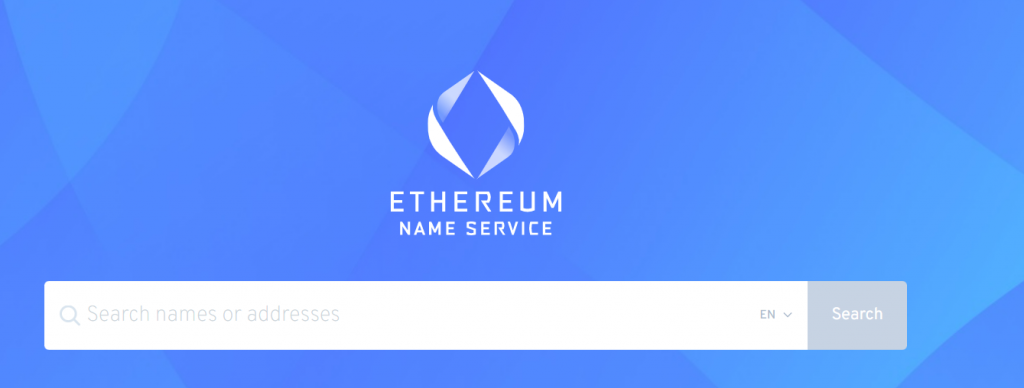 Ethereum Name Service (ENS) 2 UI ens website