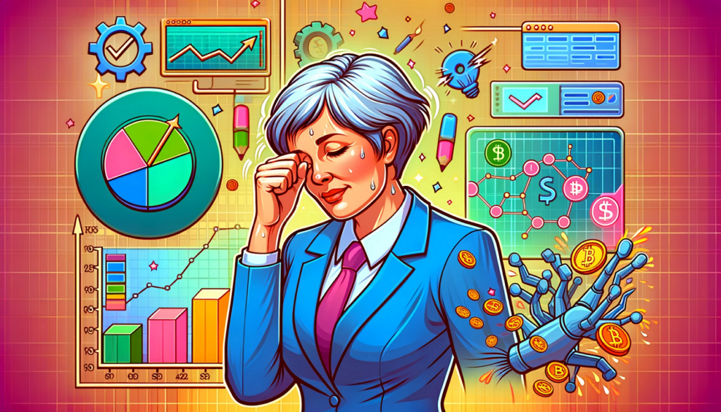 Module 3: Implementing Your Strategy 1 DALL·E 2023 12 24 16.58.56 Create a graphic similar to the second image for Module 3 Implementing Your Strategy but replace the character with a middle aged adult female of