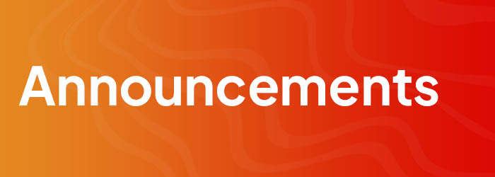 Announcements