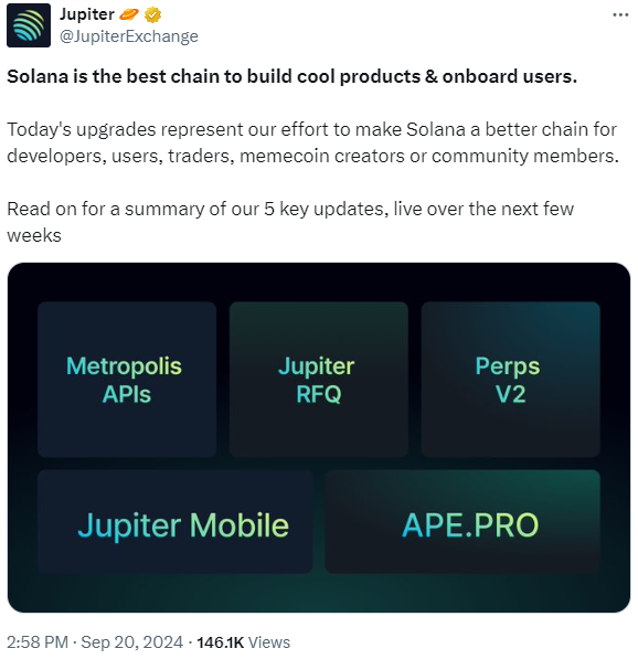 Jupiter announcements